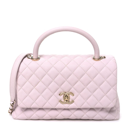 Chanel Caviar Quilted Small Coco Handle Flap Lilas Lilac 1 of 10