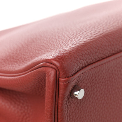 Hermes Togo Kelly Retourne 35 Rouge Venetian 11 of 17