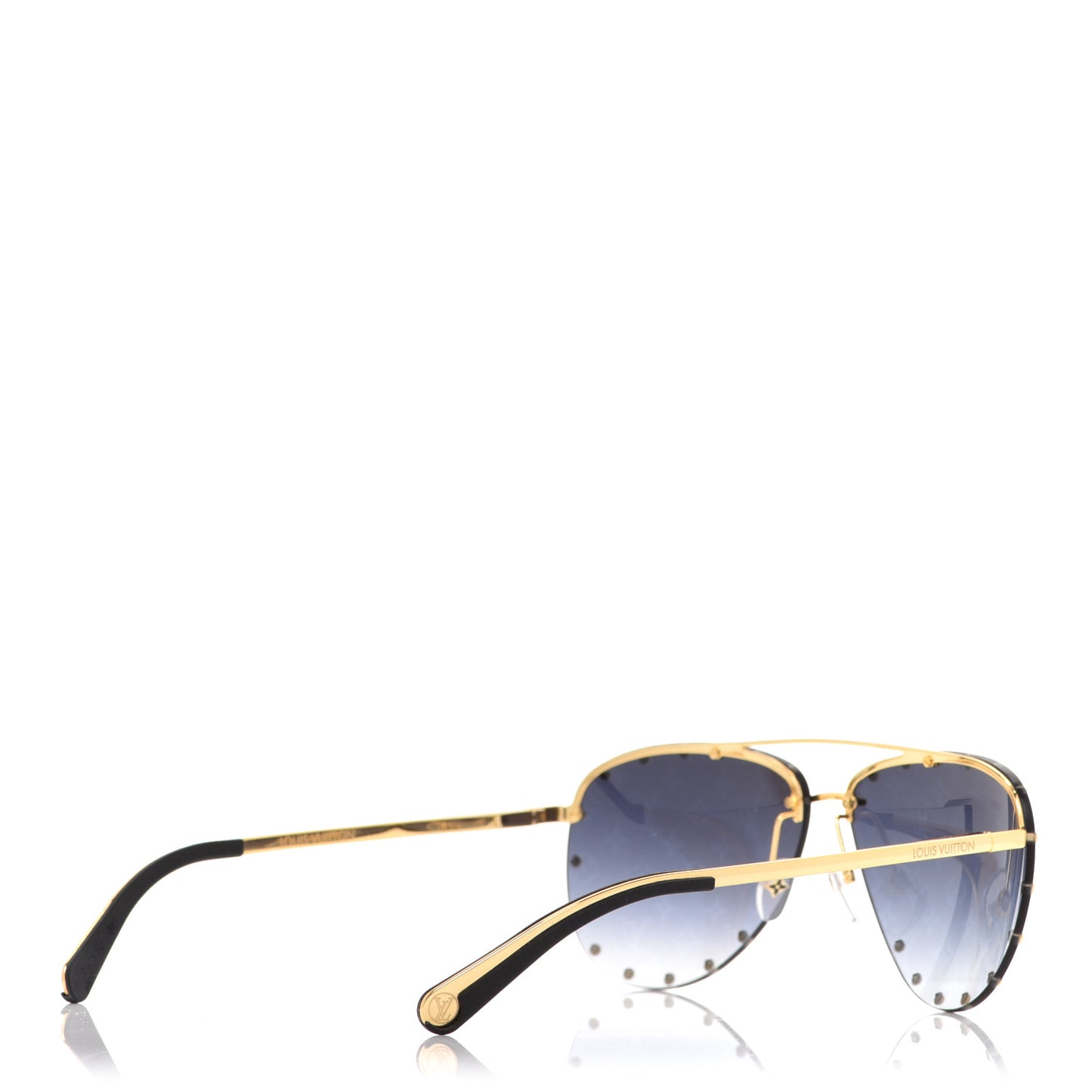 Monogram The Party Aviator Sunglasses Z1365U Gold