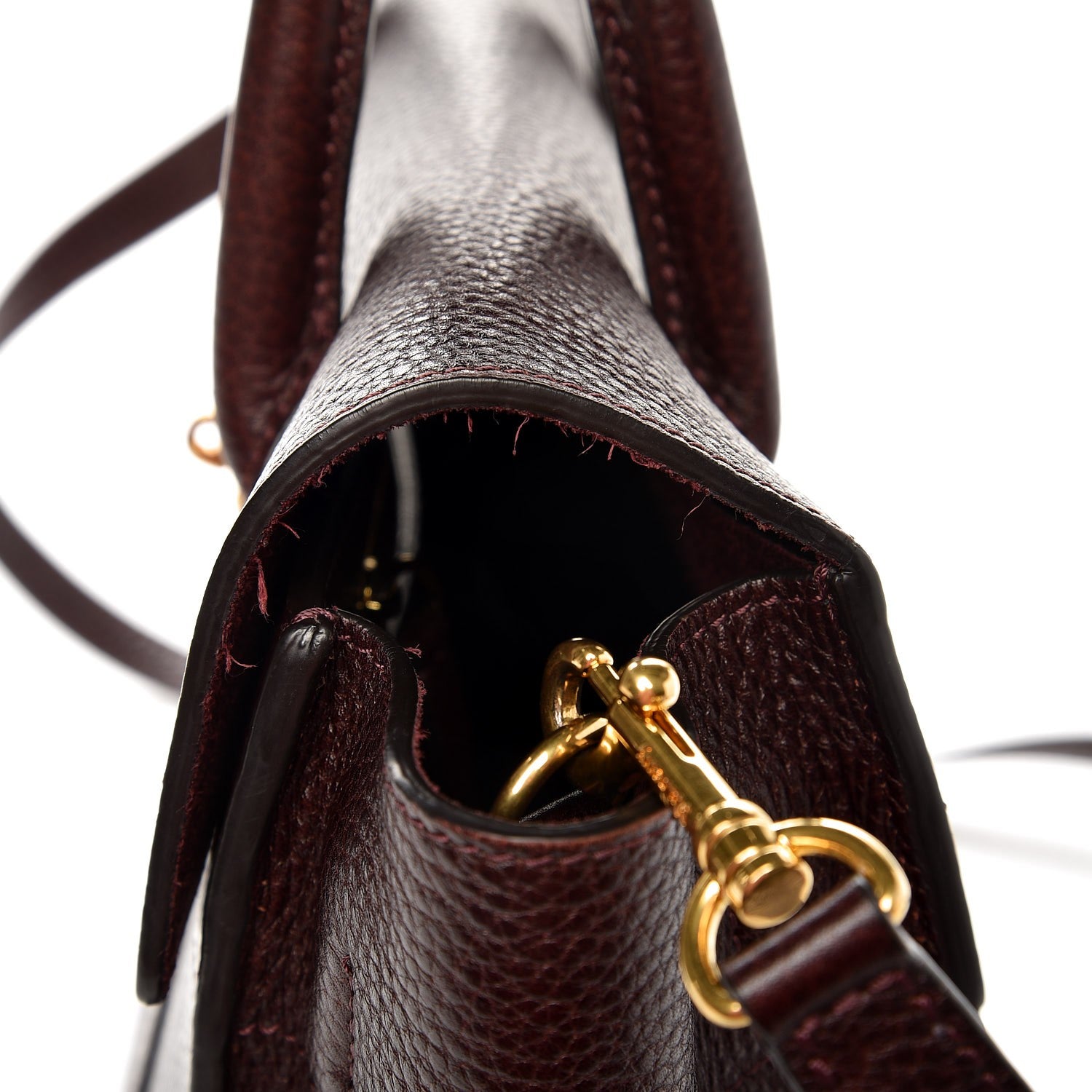 Mulberry Natural Grain Leather Small New Bayswater Oxblood 11 of 14
