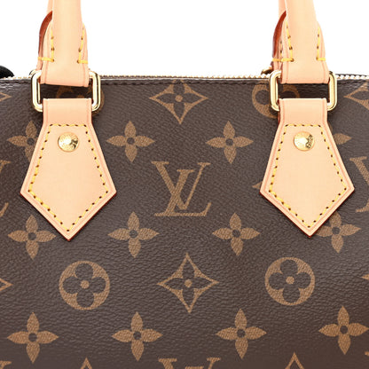 Louis Vuitton Monogram Speedy Bandouliere 20 Black 7 of 10
