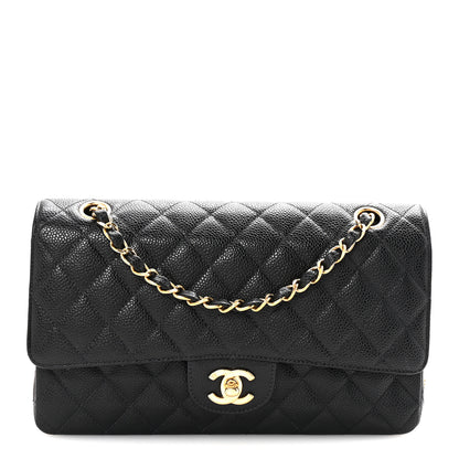 Chanel Caviar Quilted Medium Double Flap Black 1 of 10