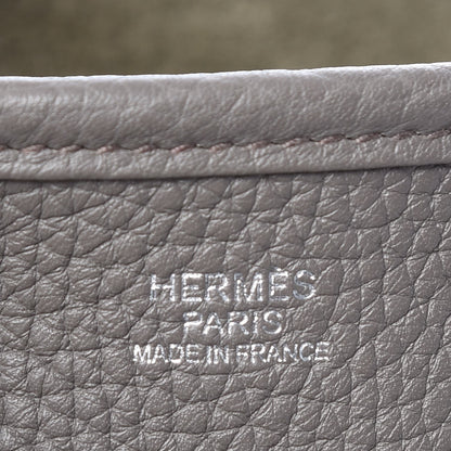 Hermes Taurillon Clemence Evelyne III PM Etain 6 of 8