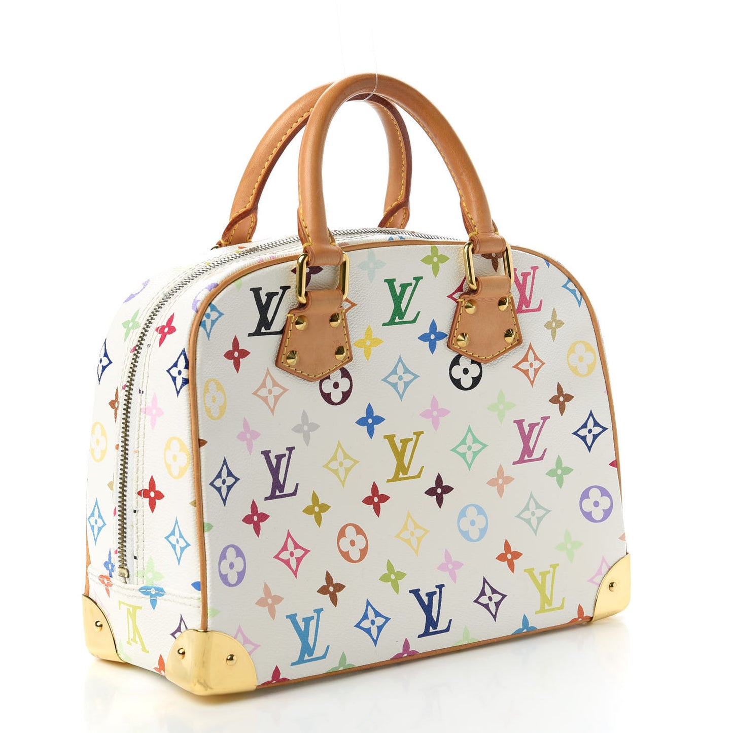Monogram Multicolor Trouville White