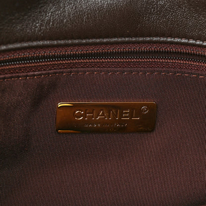 Chanel Lambskin Quilted Medium Chanel 19 Flap Dark Brown 6 of 11