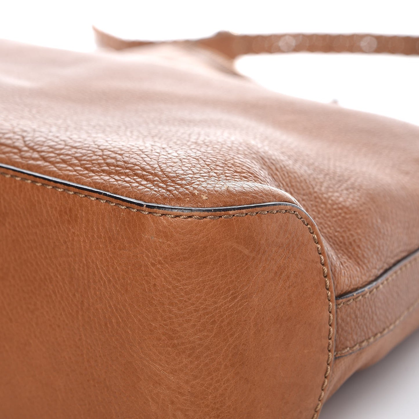 Pebbled Calfskin Medium Marrakech Hobo Brown