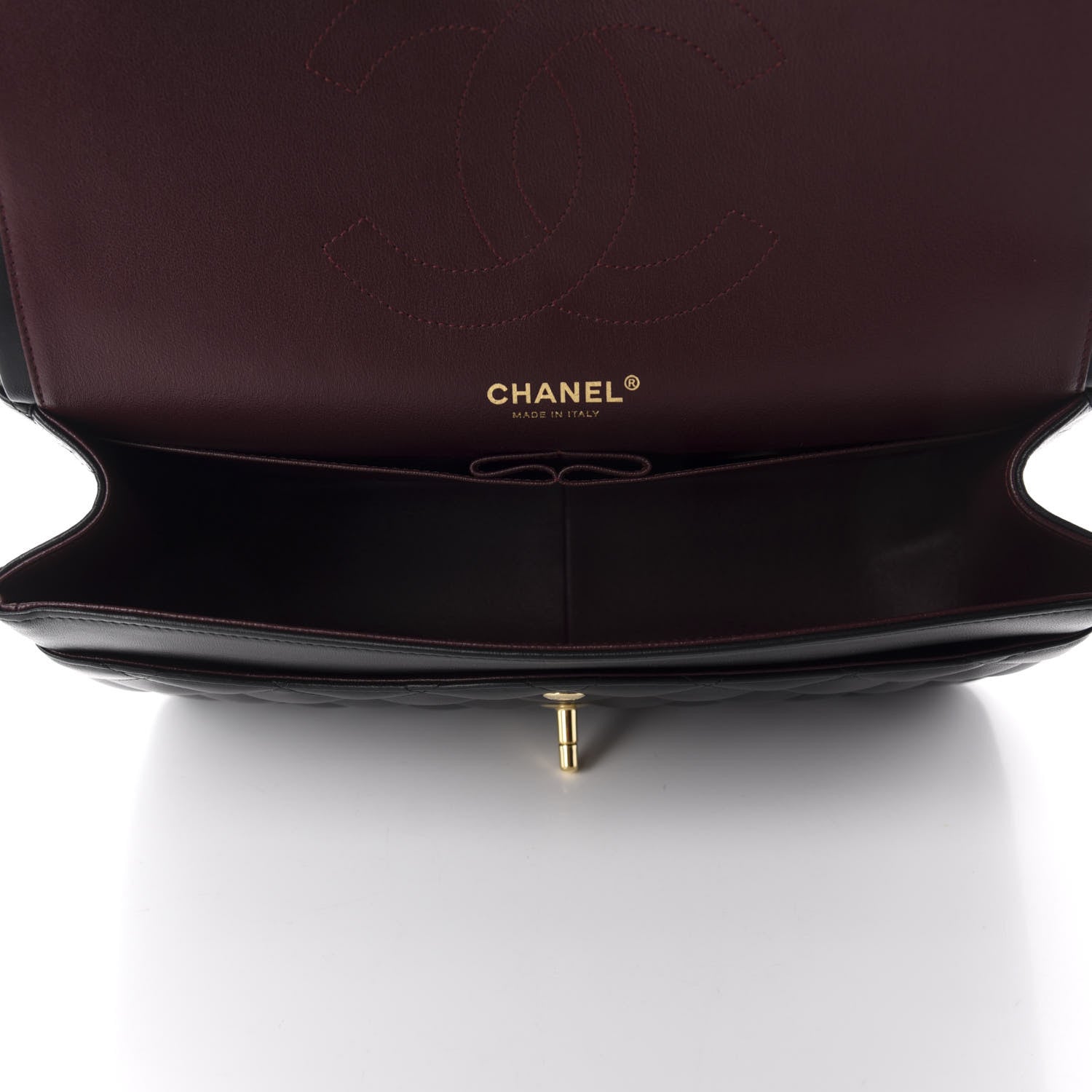 Chanel Lambskin Quilted Jumbo Double Flap Black 5 of 14