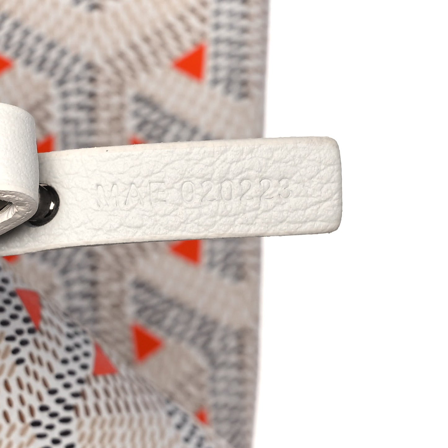 Goyardine Saint Louis Claire Voie GM White Orange