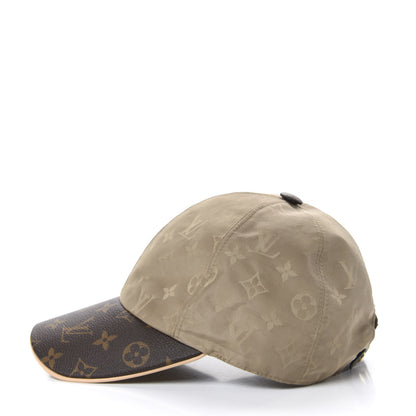 Louis Vuitton Monogram Polyester Silk LV Get Ready Cap M Beige 3 of 6