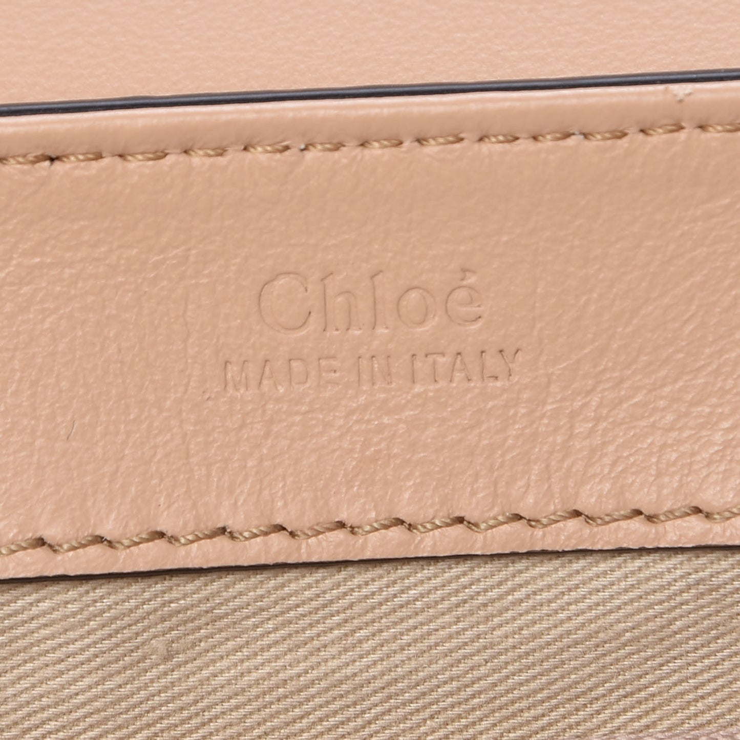 Calfskin Crocodile Embossed Small C Double Carry Nut