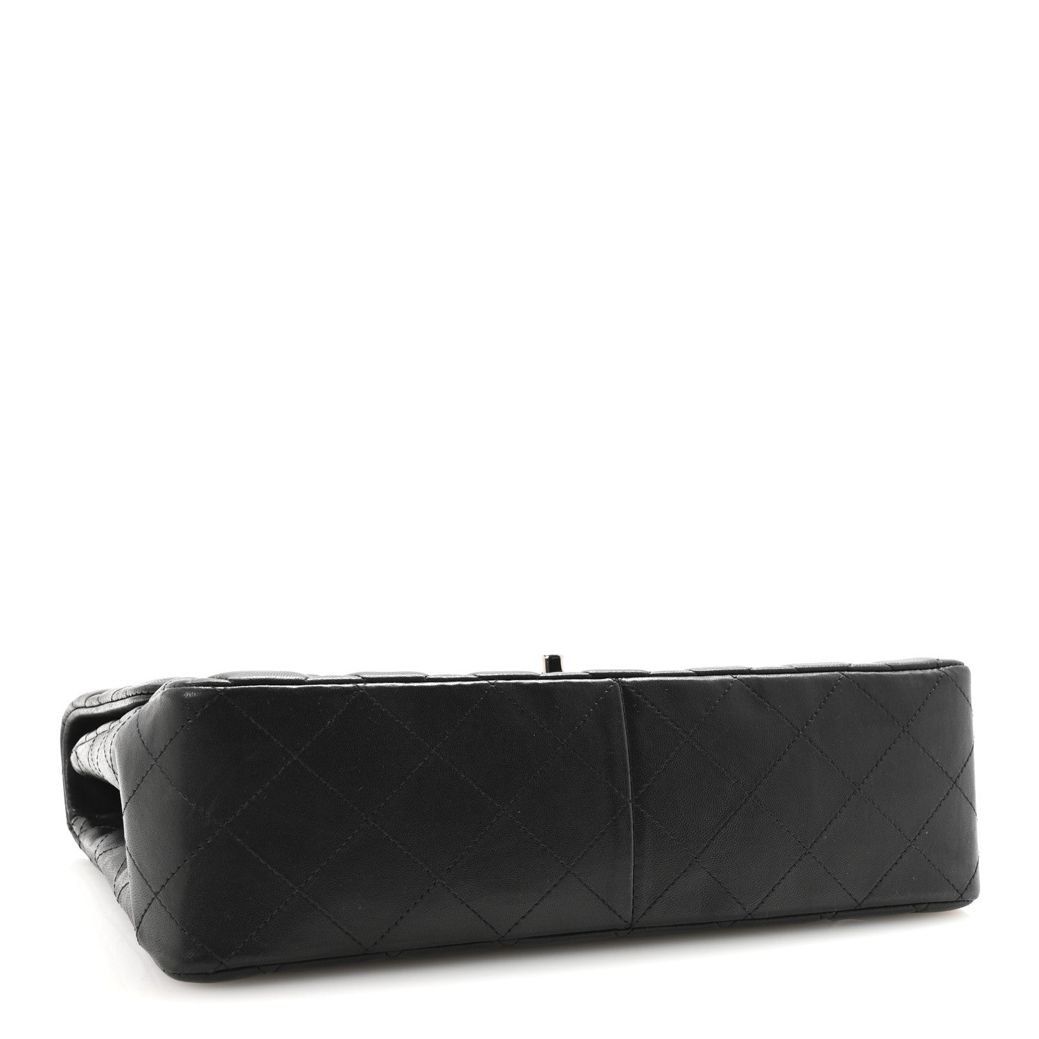 Chanel Lambskin Quilted Jumbo Single Flap Black 4 of 10