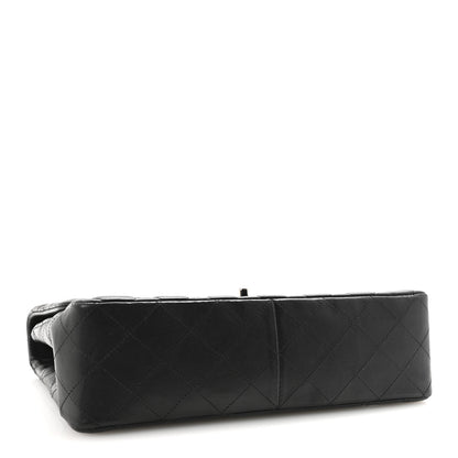 Chanel Lambskin Quilted Jumbo Single Flap Black 4 of 10