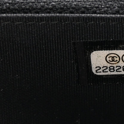 Chanel Calfskin Quilted Small Boy Zip Around Wallet Black 8 of 8