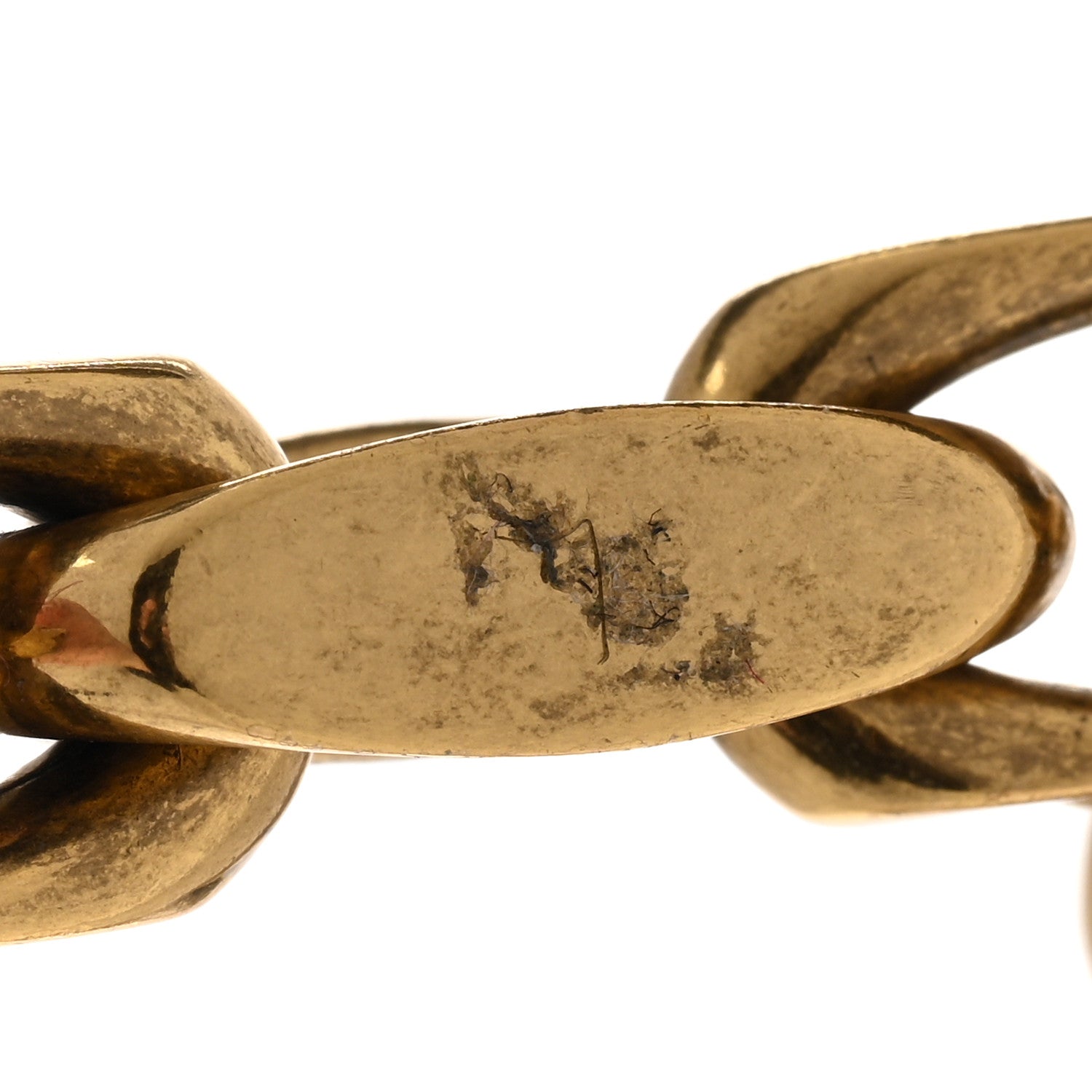 Christian Dior Metal Lucky Locket Choker Necklace Aged Gold 7 of 9