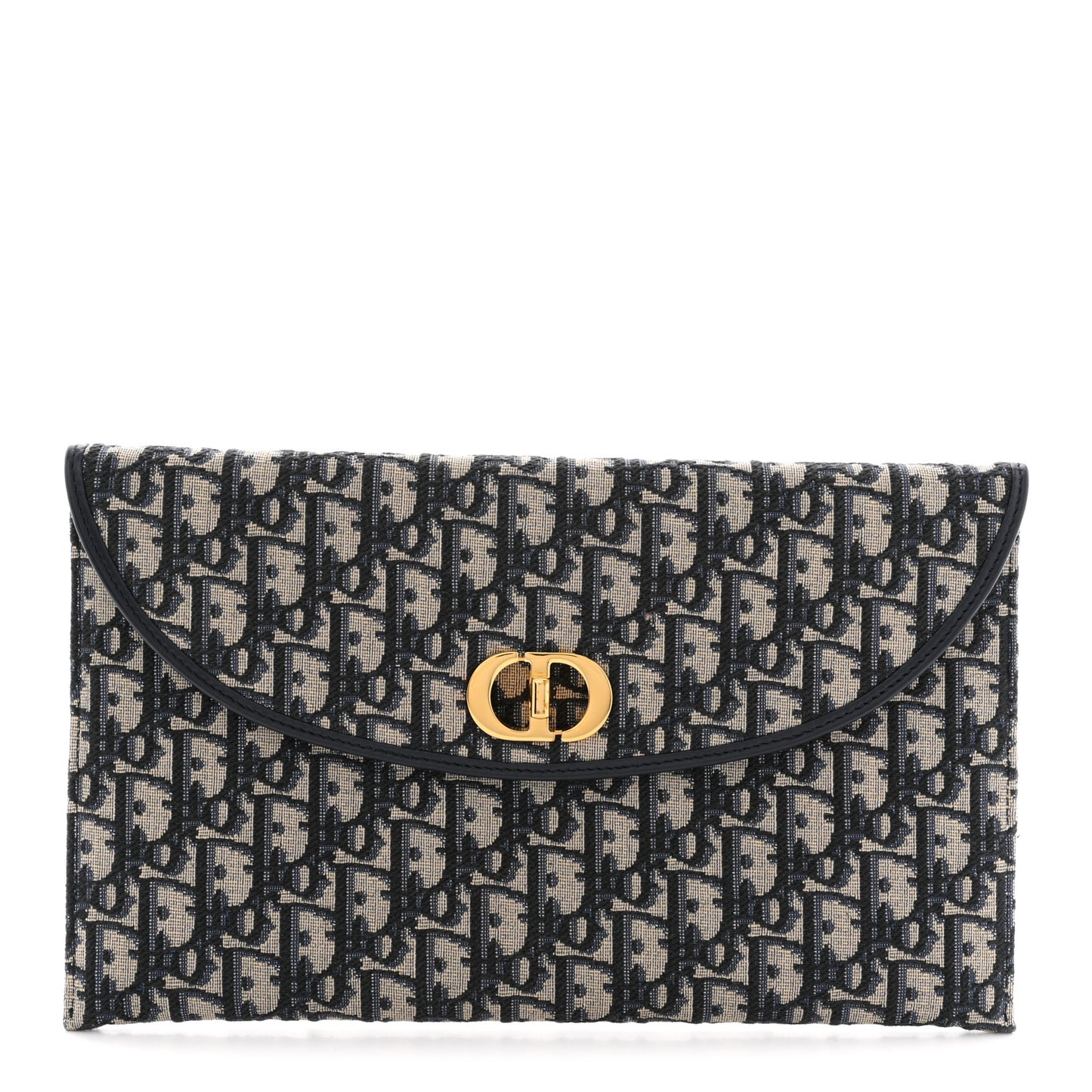 Oblique 30 Montaigne Avenue Pouch With Flap Blue