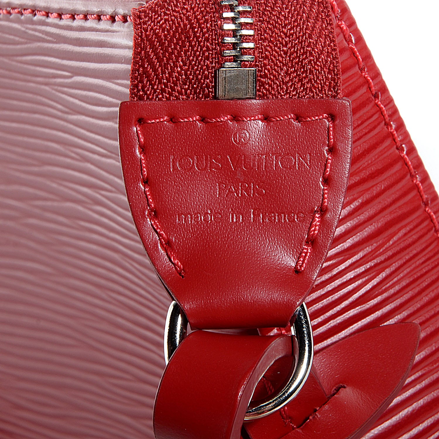 Louis Vuitton Epi Pochette Accessories NM Carmine 8 of 8
