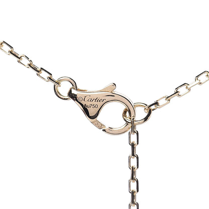 Cartier 18K Yellow Gold Diamond LM D'Amour Pendant Necklace 6 of 8