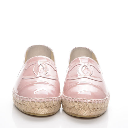 Chanel Patent CC Espadrilles 39 Pink 2 of 9