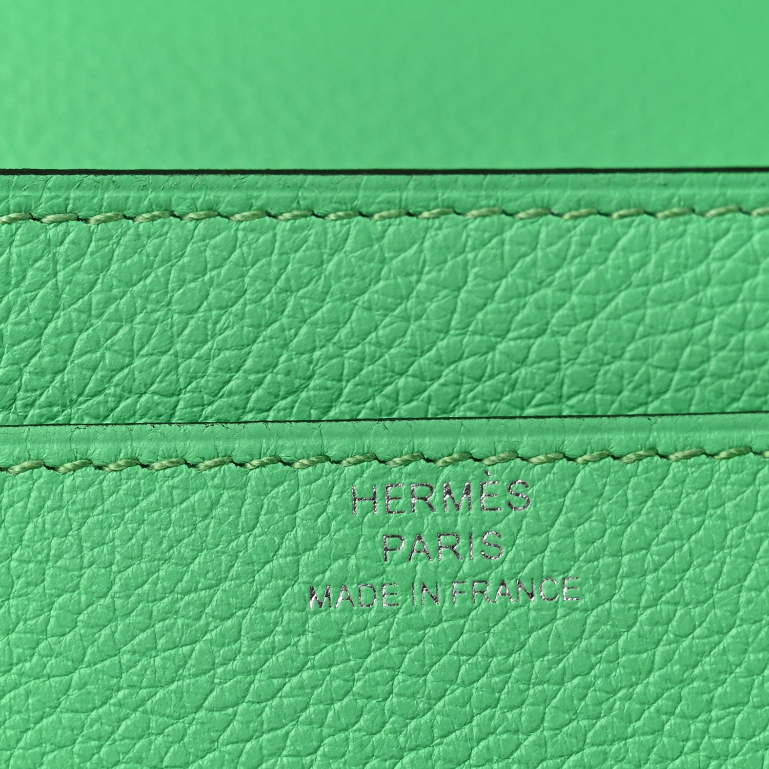 Hermes Evercolor Cavale Constance Long Wallet To Go Vert Comics Multicolor 6 of 12