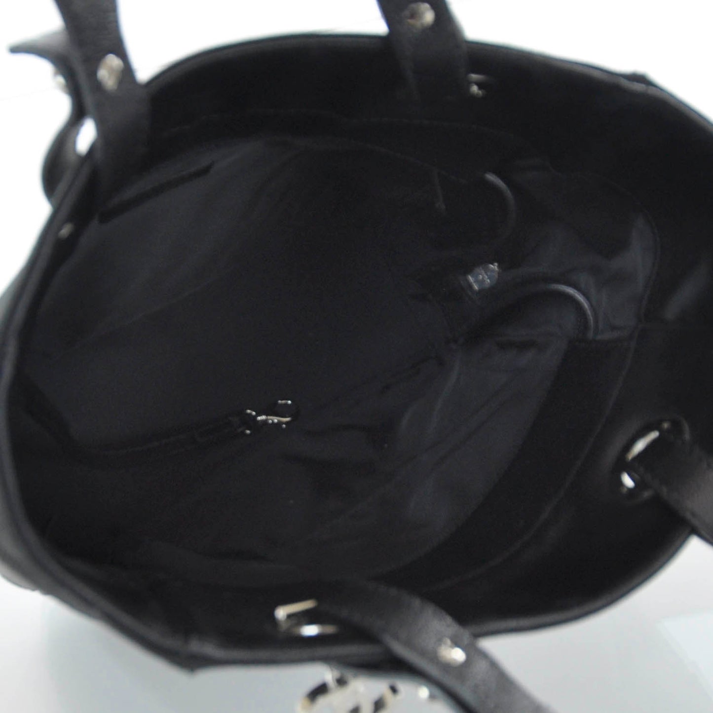Coated Canvas Paris Biarritz Tote Black