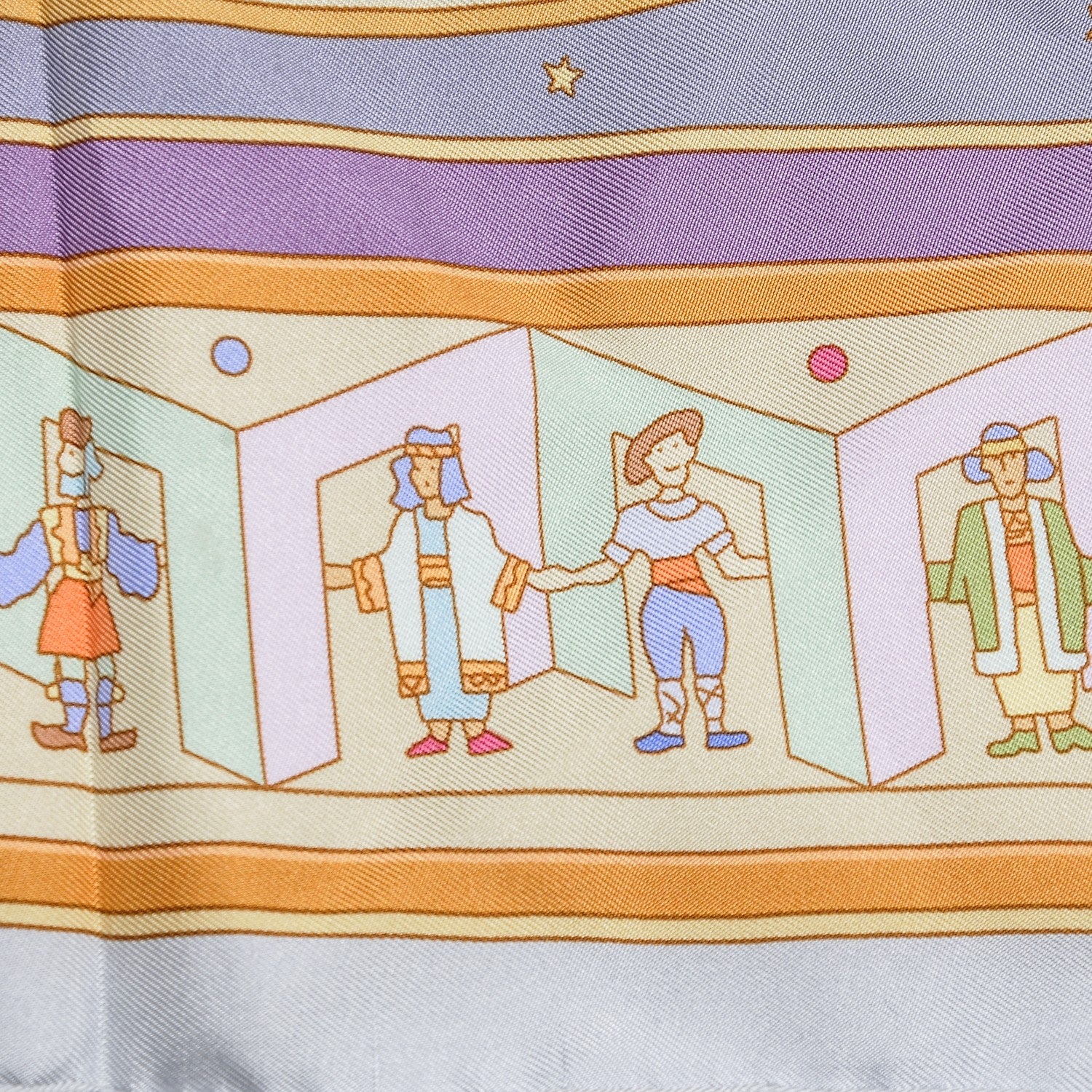 Hermes Silk Donner La Main Scarf 90 10 of 11