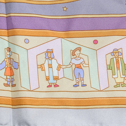 Hermes Silk Donner La Main Scarf 90 10 of 11