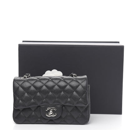 Chanel Caviar Quilted Mini Rectangular Flap Black 12 of 12