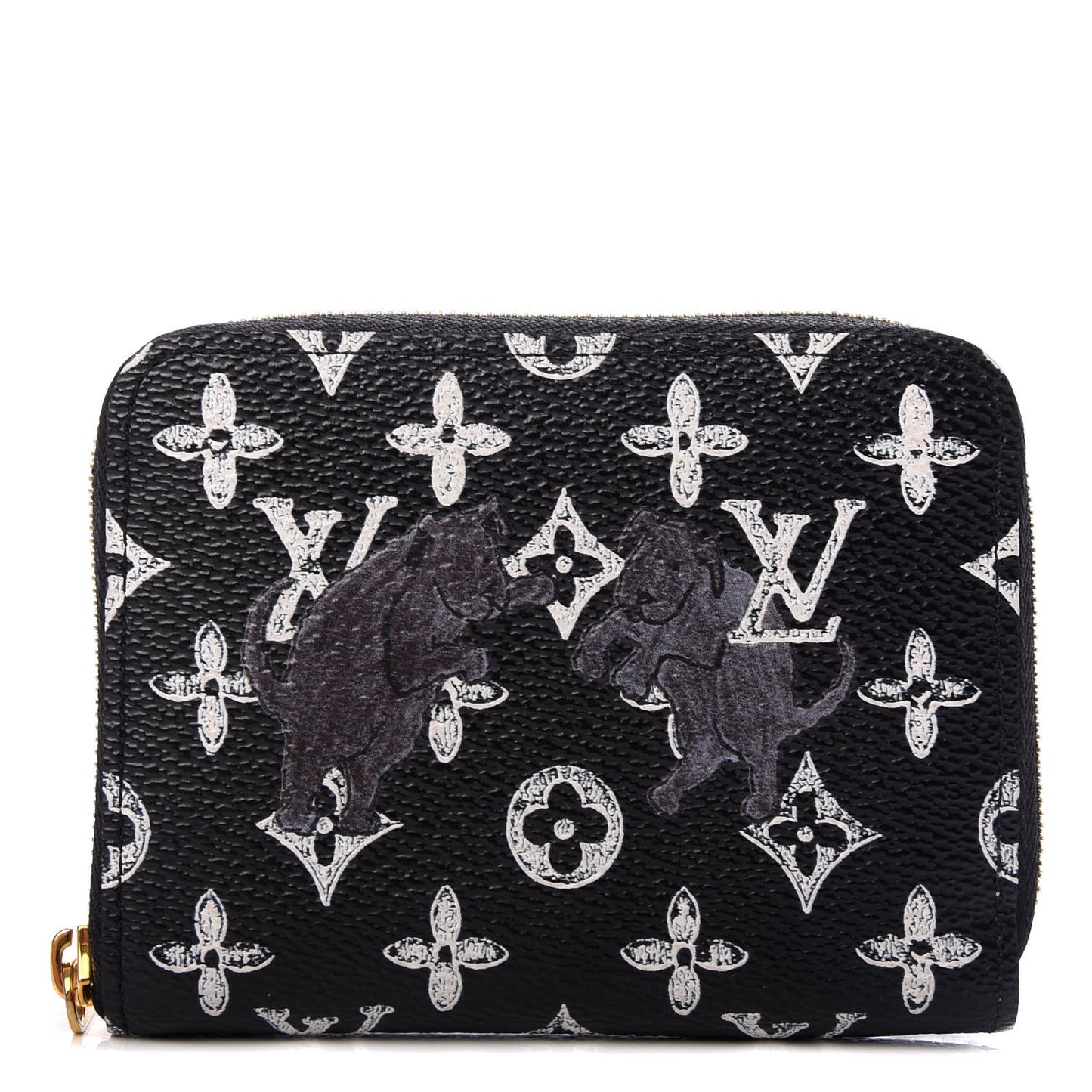 Catogram Zippy Coin Purse Black