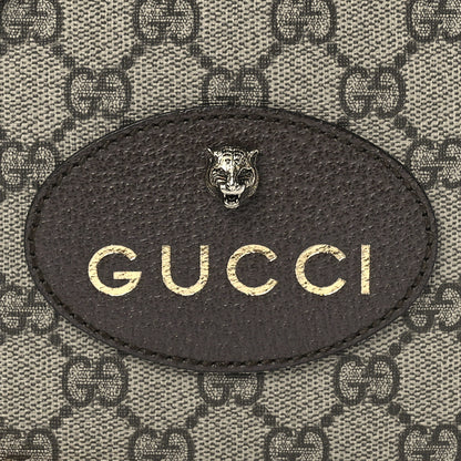 Gucci GG Supreme Monogram Web Neo Vintage Shoulder Bag Beige New Acero Crop 10 of 14