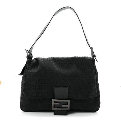 Fendi Zucchino Mama Baguette Black 1 of 19