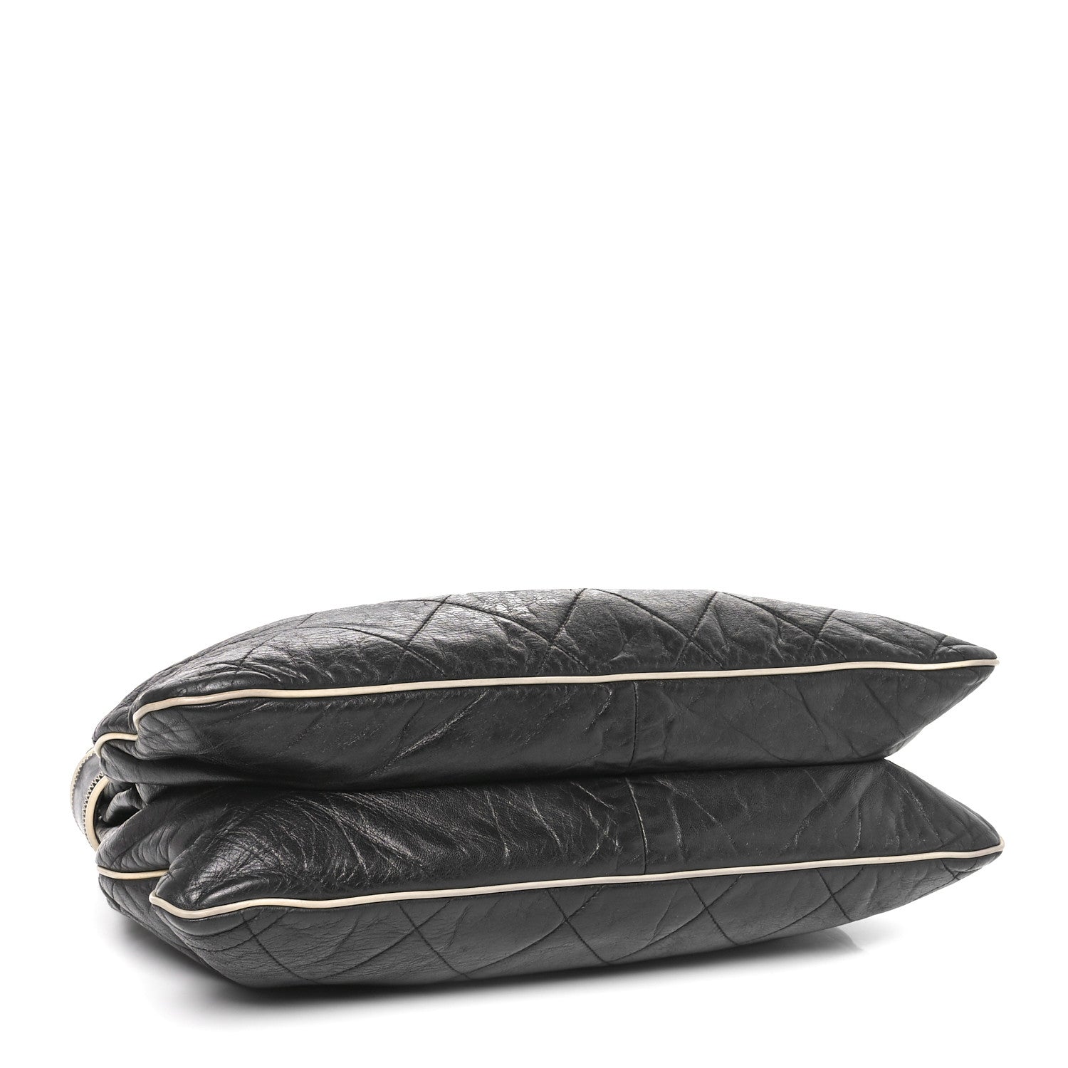 Chanel Lambskin Quilted Mademoiselle Accordion Tote Black 4 of 11