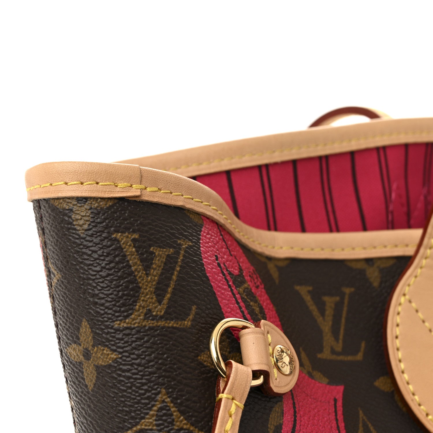 Louis Vuitton Monogram Bay Neverfull MM Rose Ballerine Poppy 15 of 16