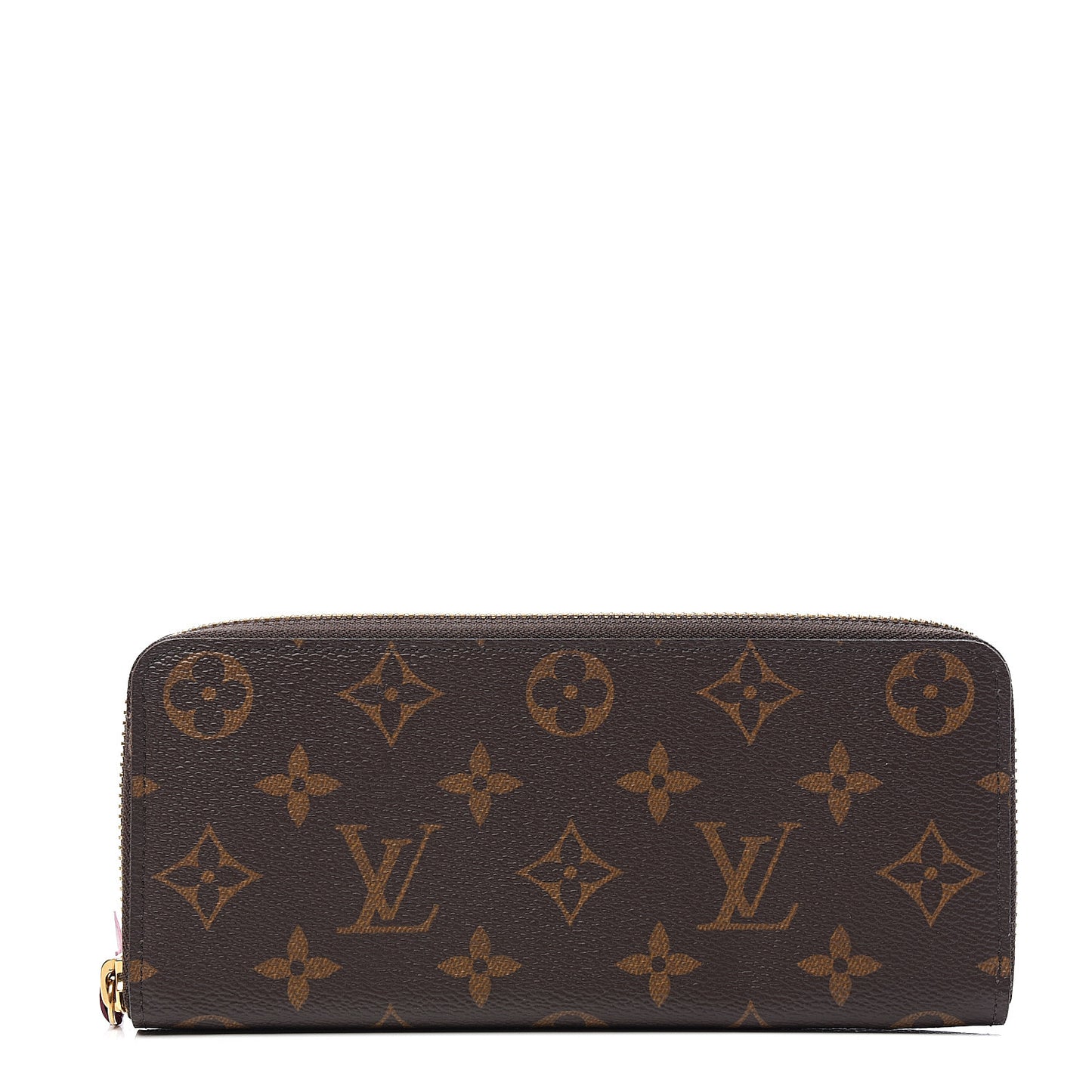 Monogram Clemence Wallet Fuchsia