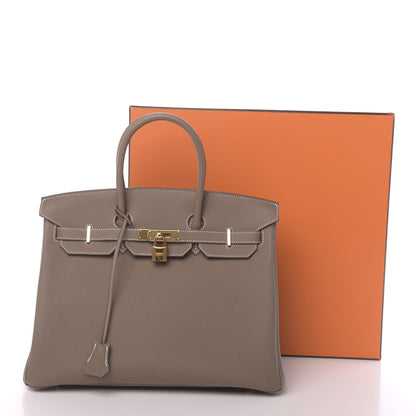 Hermes Togo Birkin 35 Etoupe 38 of 38