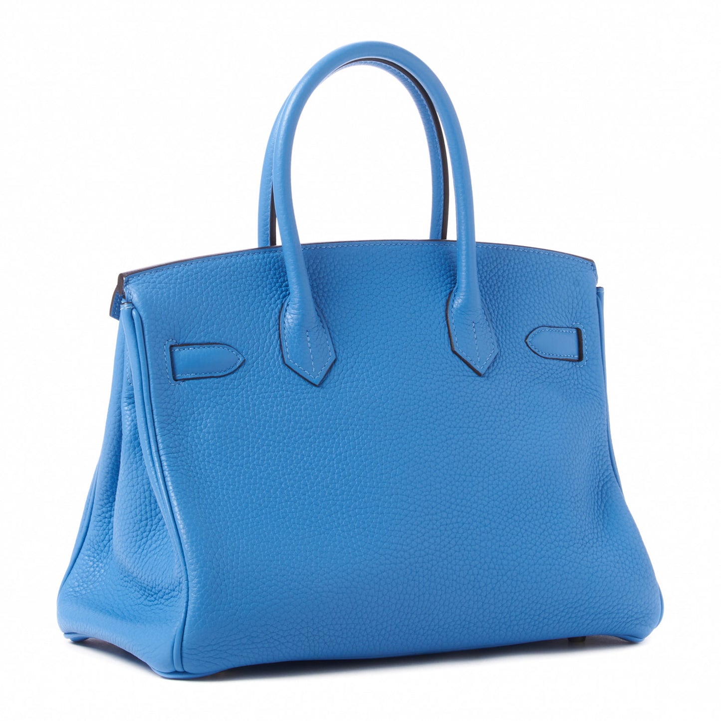 Taurillon Clemence Birkin 30 Bleu Paradis