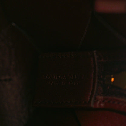 Bottega Veneta Lambskin Maxi Intrecciato Small Cassette Camera Bag Barolo 6 of 13