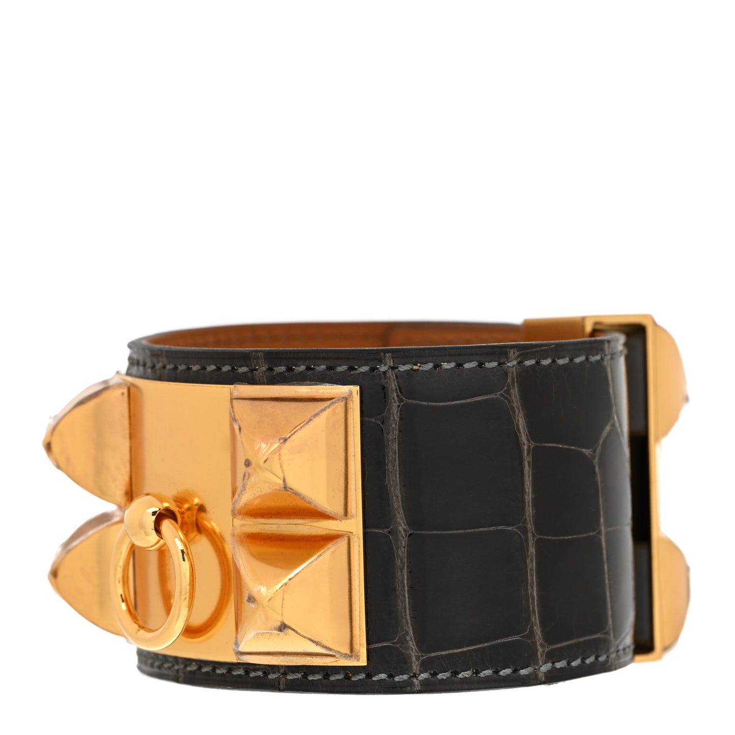 Shiny Alligator Collier de Chien CDC Bracelet S Ebene