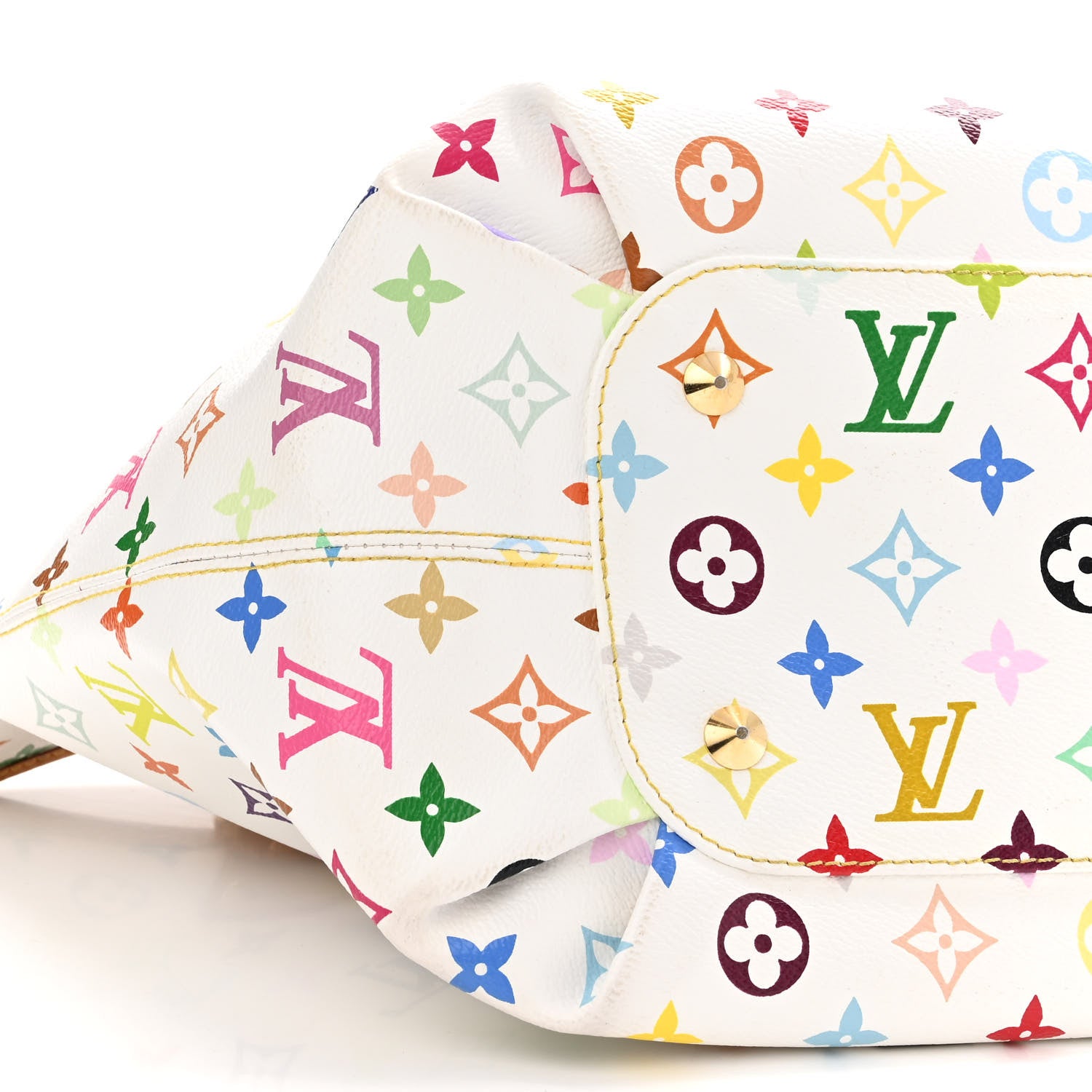 Louis Vuitton Monogram Multicolor Annie MM White 8 of 13