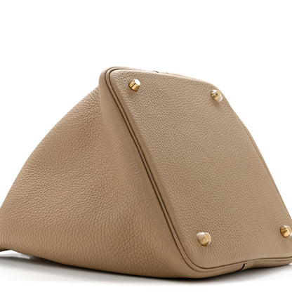 Hermes Taurillon Clemence Picotin Lock 22 MM Trench 9 of 14
