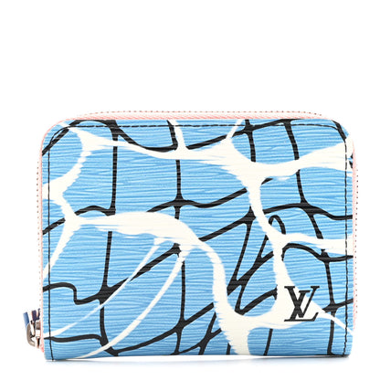 Louis Vuitton Epi Zippy Coin Purse Aqua 1 of 9