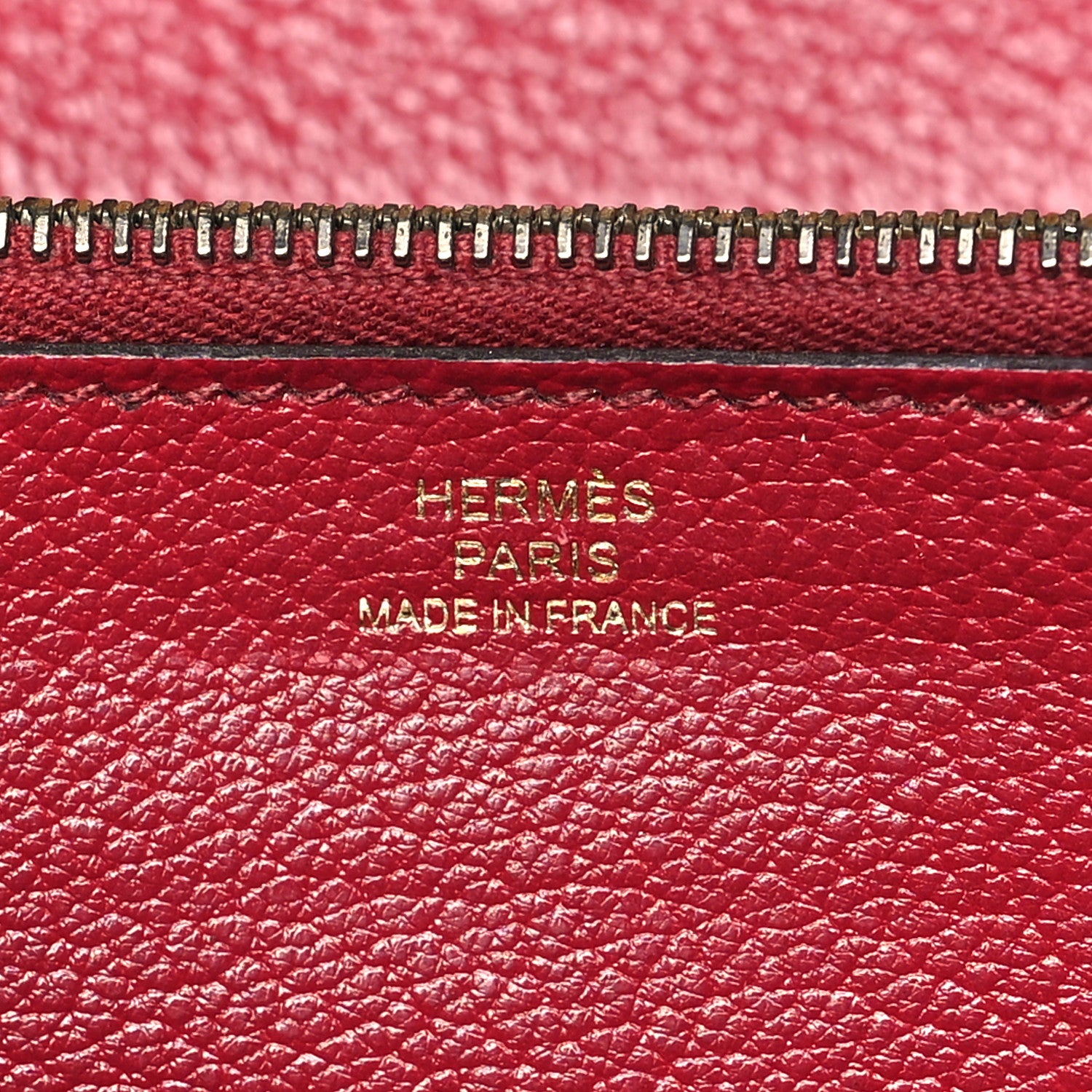 Hermes Swift Ghillies Kelly Longue Wallet Rouge Grenat 6 of 8