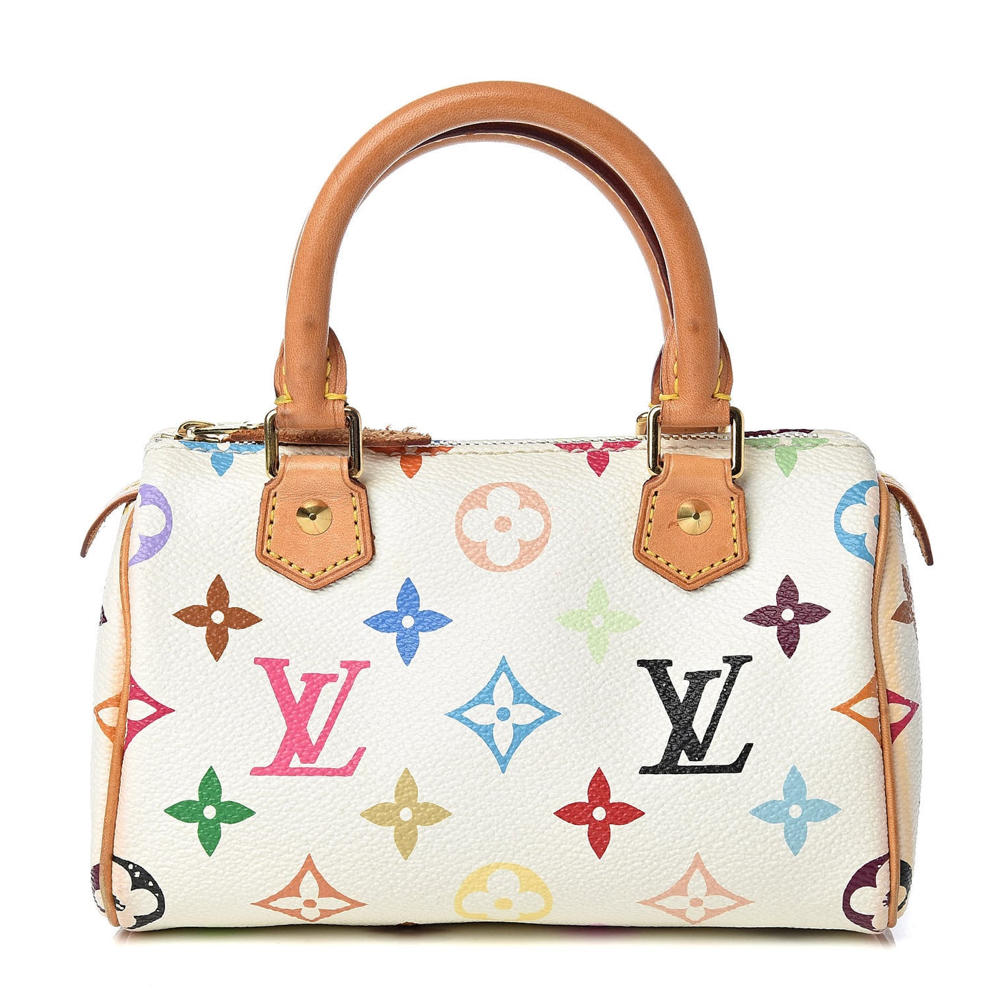 Monogram Multicolor Mini Sac HL Speedy White