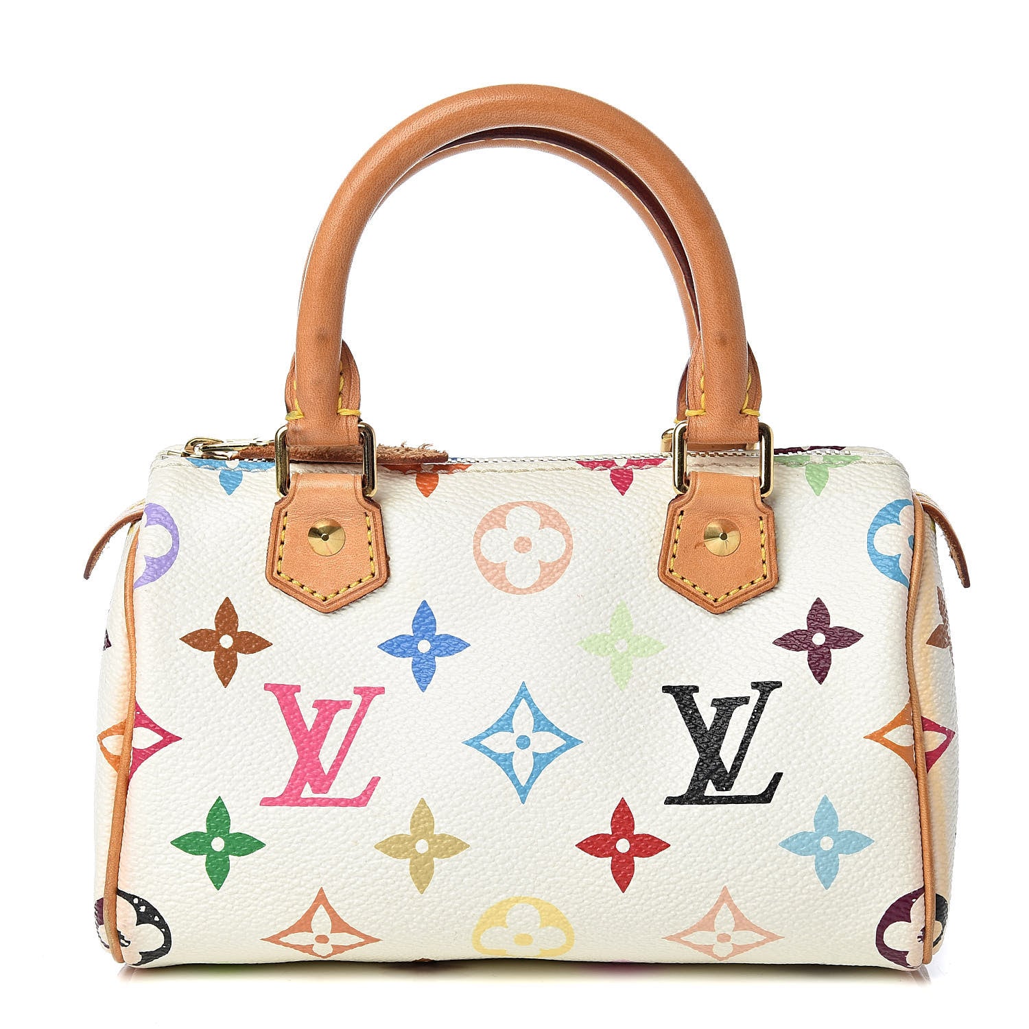 Louis Vuitton Monogram Multicolor Mini Sac HL Speedy White 1 of 11