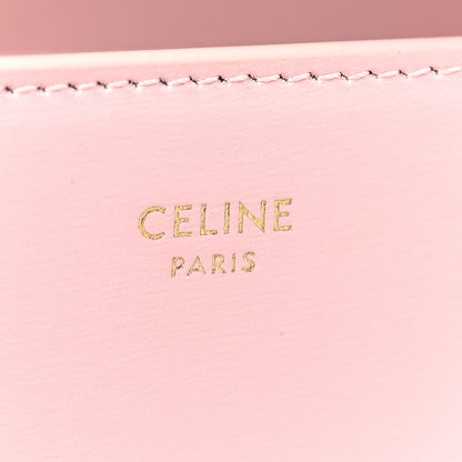 Celine Shiny Calfskin Triomphe Margo Wallet on Chain Pastel Pink 6 of 11