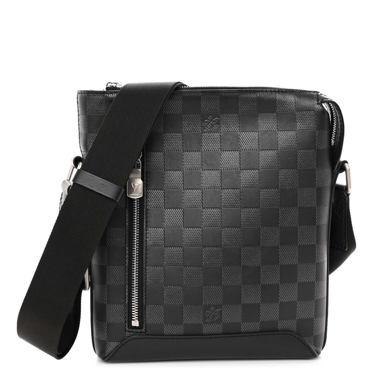 Damier Infini Discovery Messenger BB Onyx