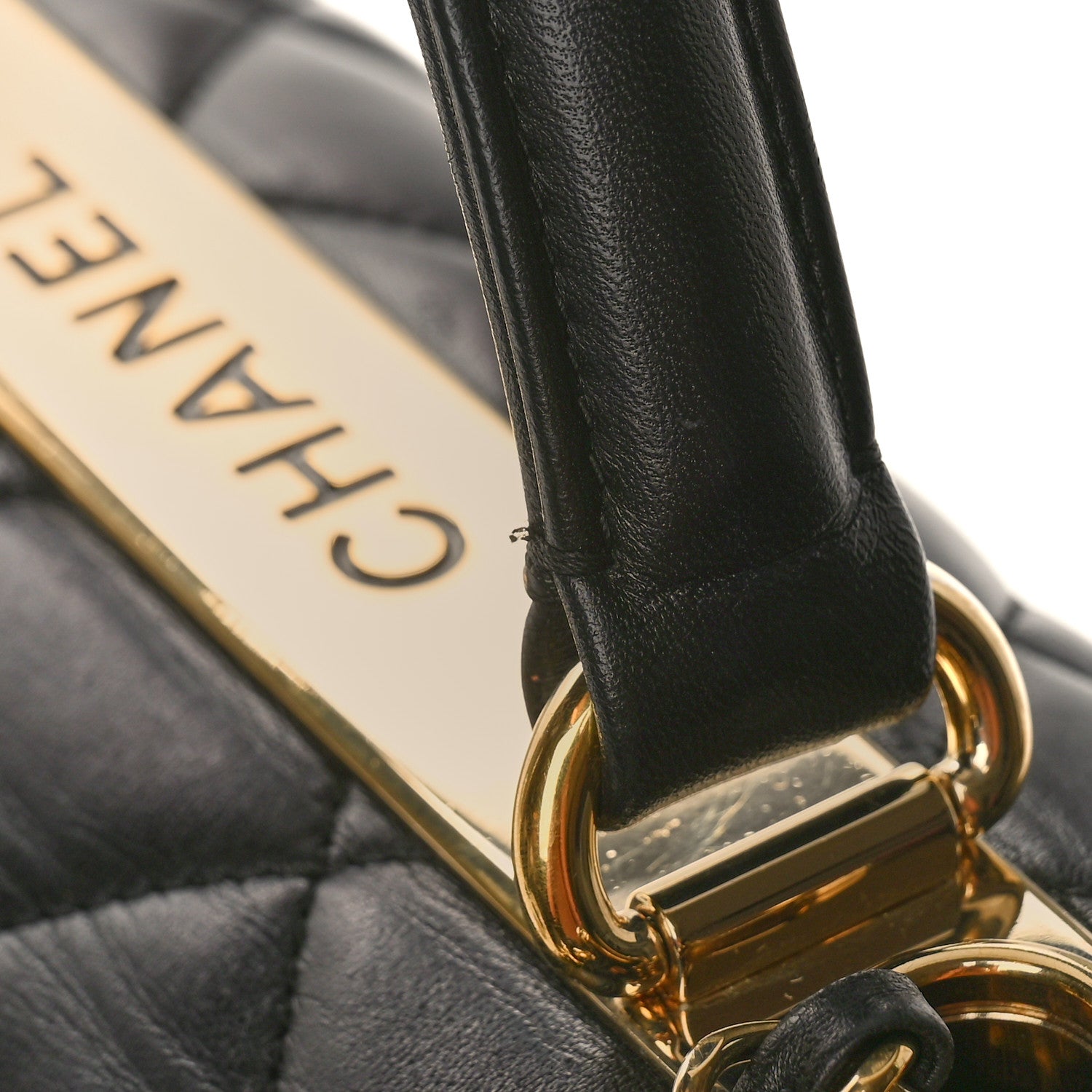 Chanel Lambskin Quilted Medium Trendy CC Flap Dual Handle Bag Black 11 of 12