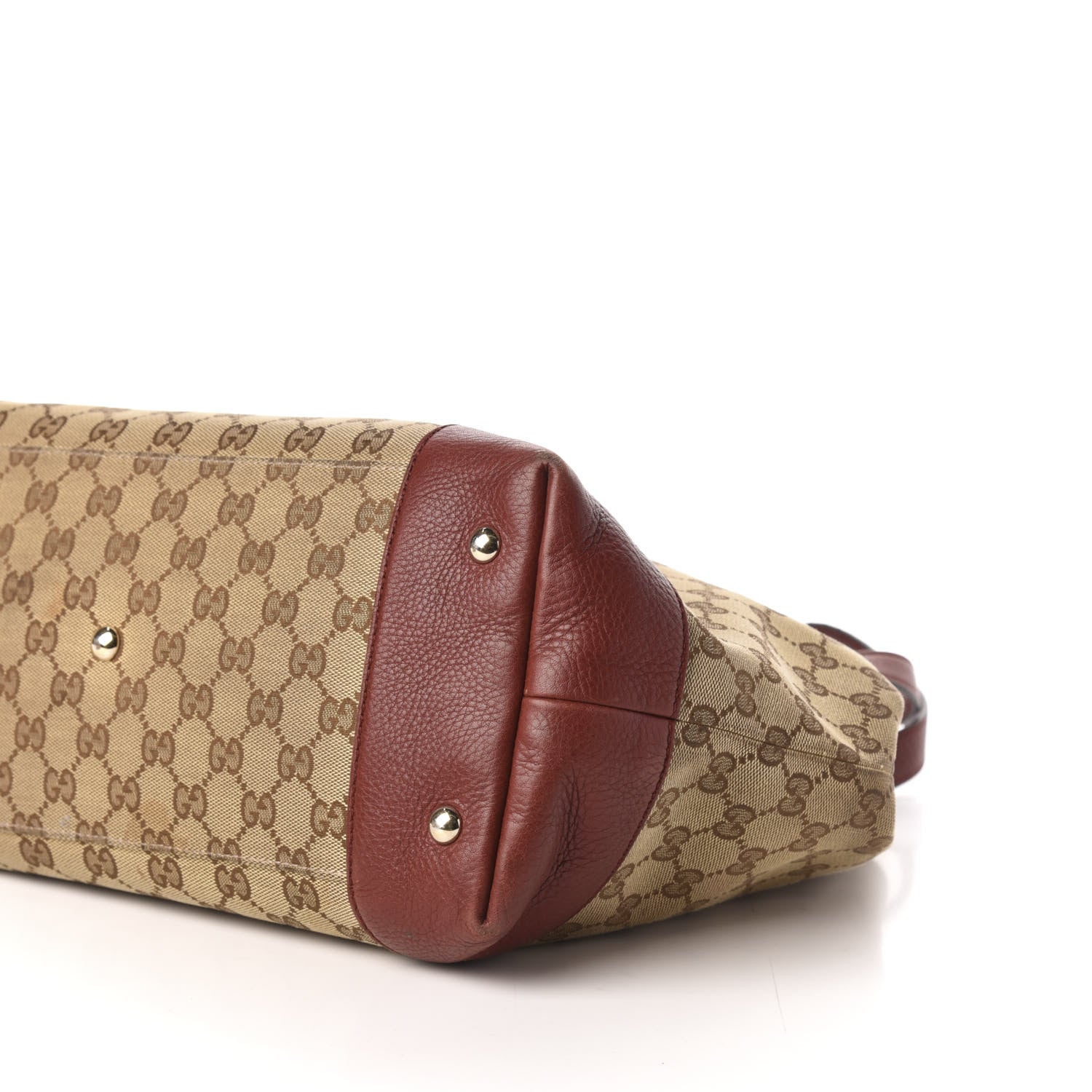Gucci Monogram Web Medium Dressage Tote Red 10 of 11