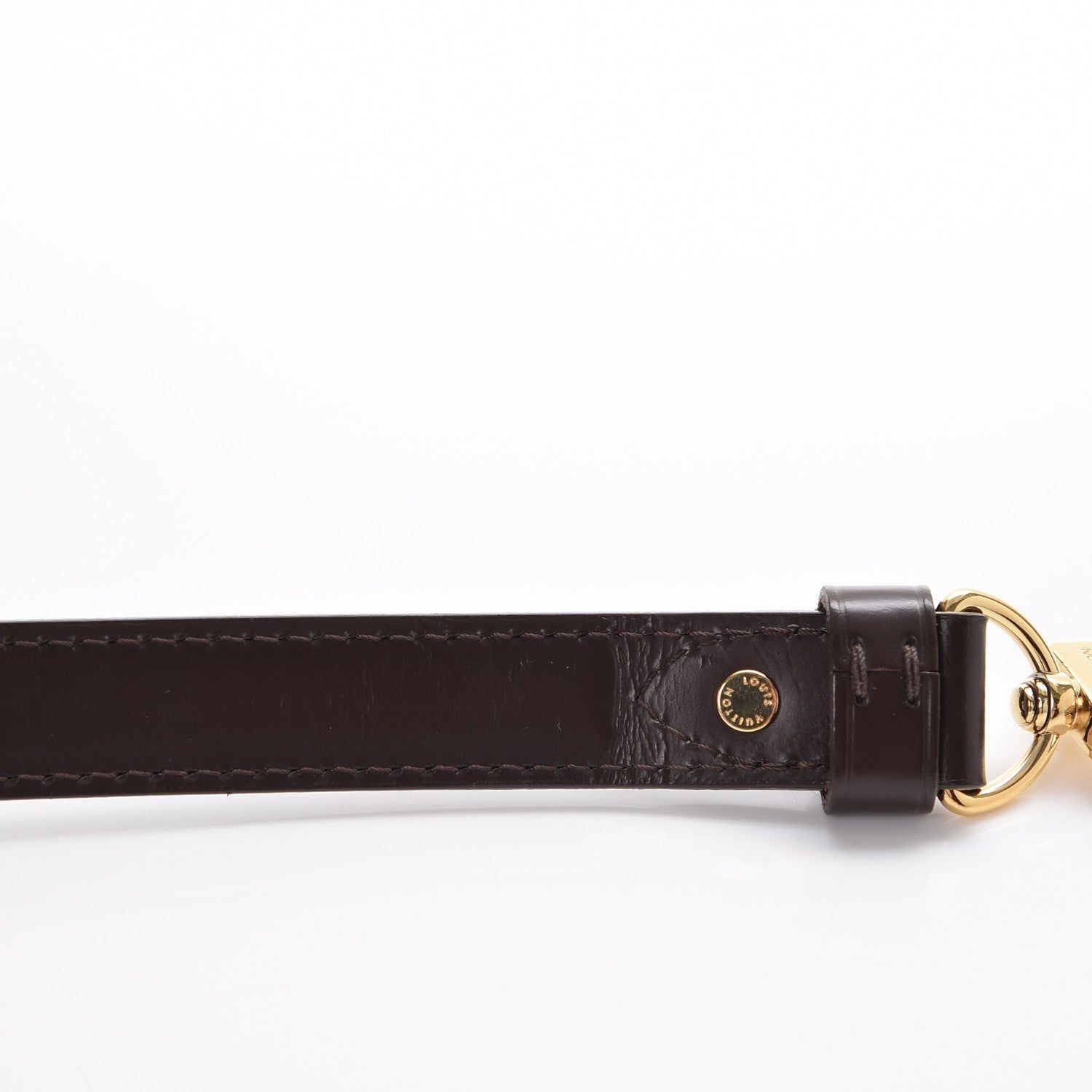 Louis Vuitton Calfskin 16mm Adjustable Shoulder Strap Brown 7 of 8