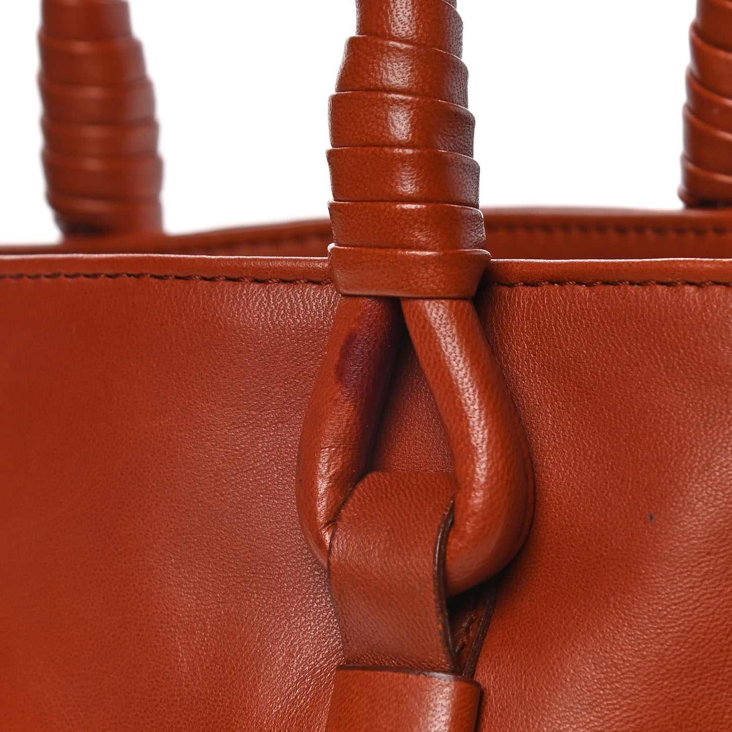 Nappa Intrecciato Bag Rust