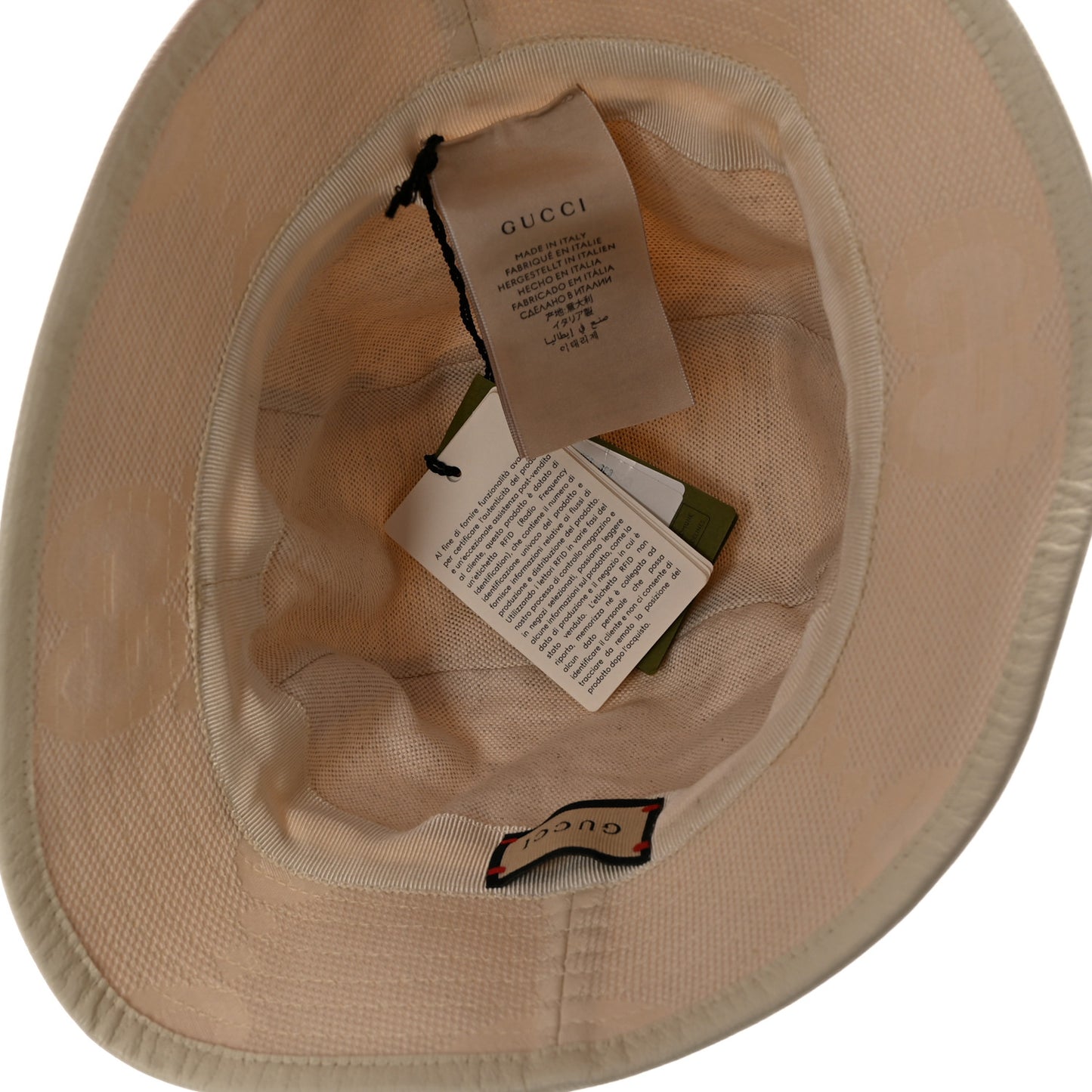 Monogram Jumbo GG Mosteria Bucket Hat L Beige